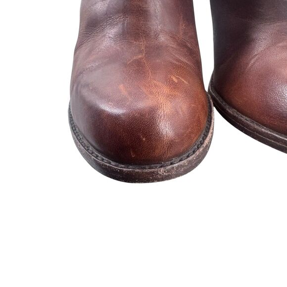 Frye Jenny Brown Ankle Boots - Picture 11 of 16